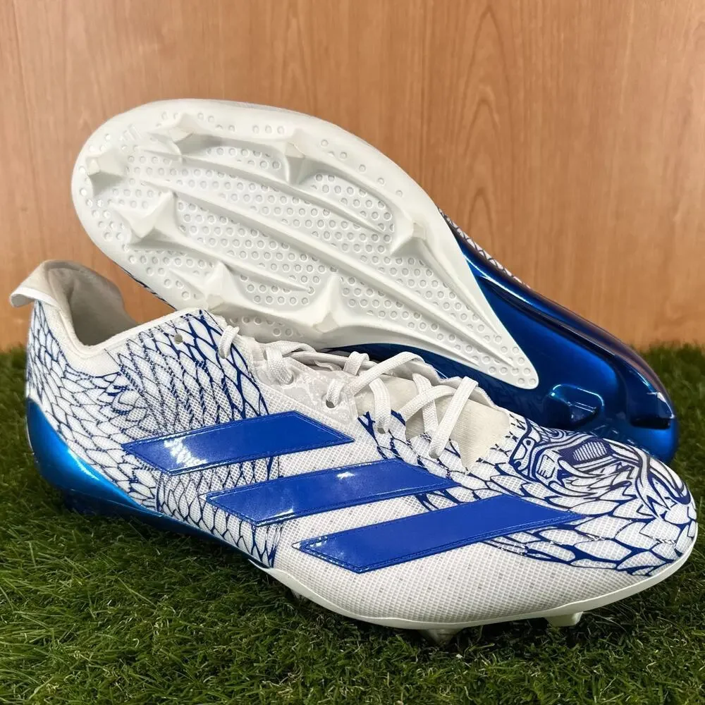 adidas Adizero Electric.2 Royal Blue White Football Cleats Men's Size 15